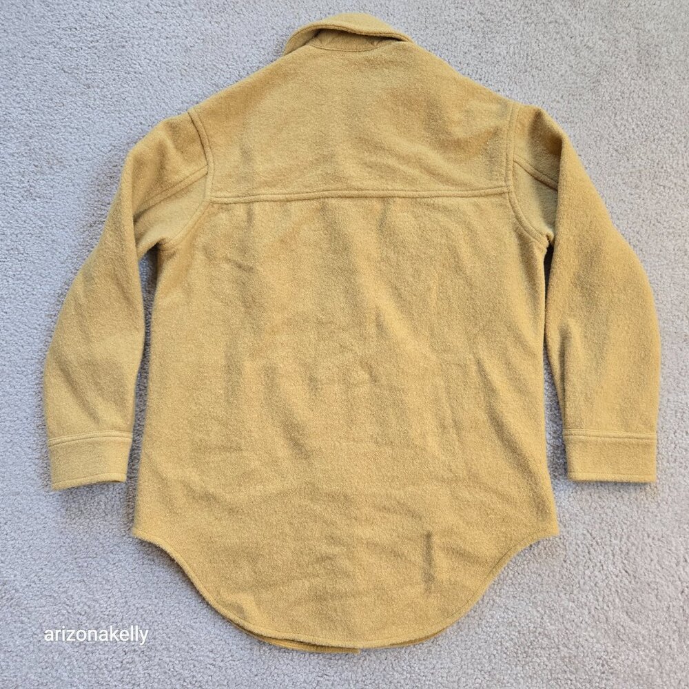 Wilfred Free Wool Ganna Mustard Yellow Shirt Jacket Shacket XXS *RUNS BIG* - Picture 6 of 8